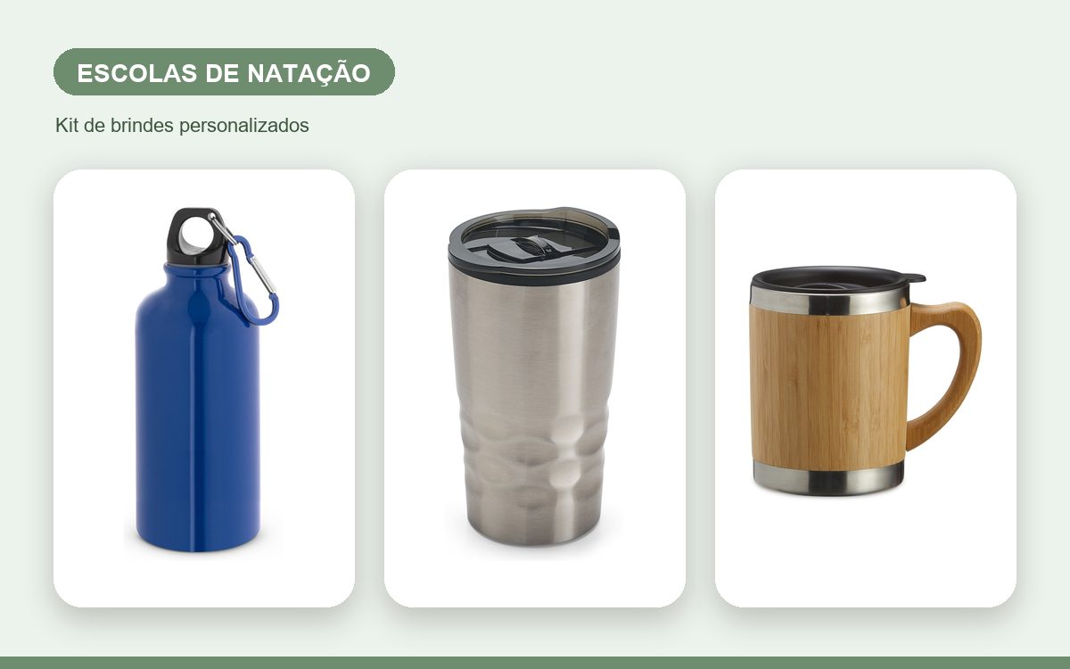 Brindes personalizados com a sua marca — Kit de brindes para escolas de natação: como montar