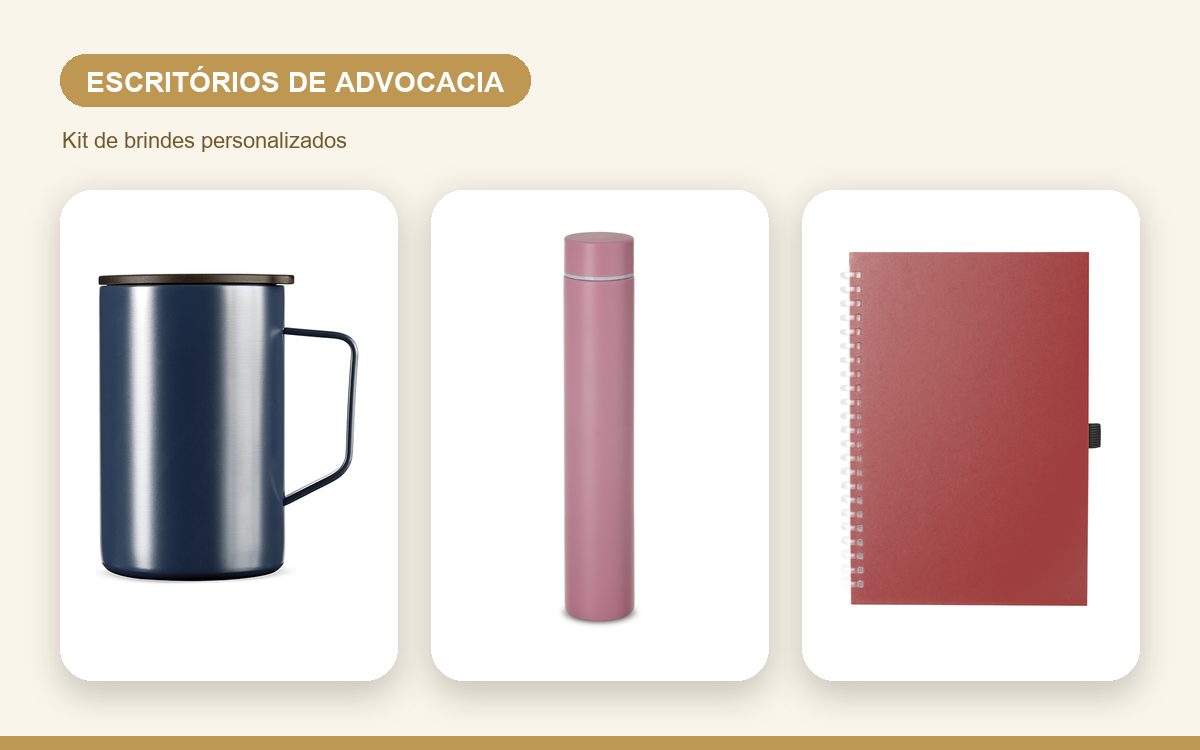 Brindes personalizados com a sua marca — Kit de Brindes para Escritórios de Advocacia: Como Montar