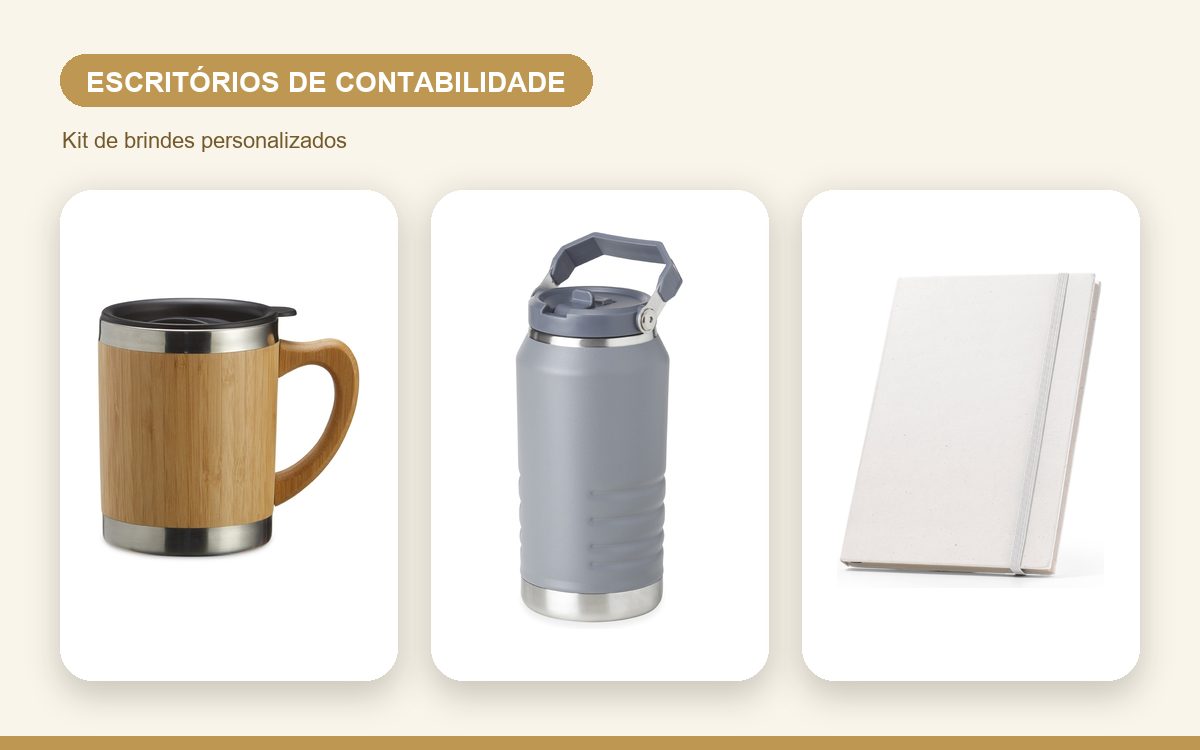 Brindes personalizados com a sua marca — Kit de Brindes para Escritórios de Contabilidade: Veja Como