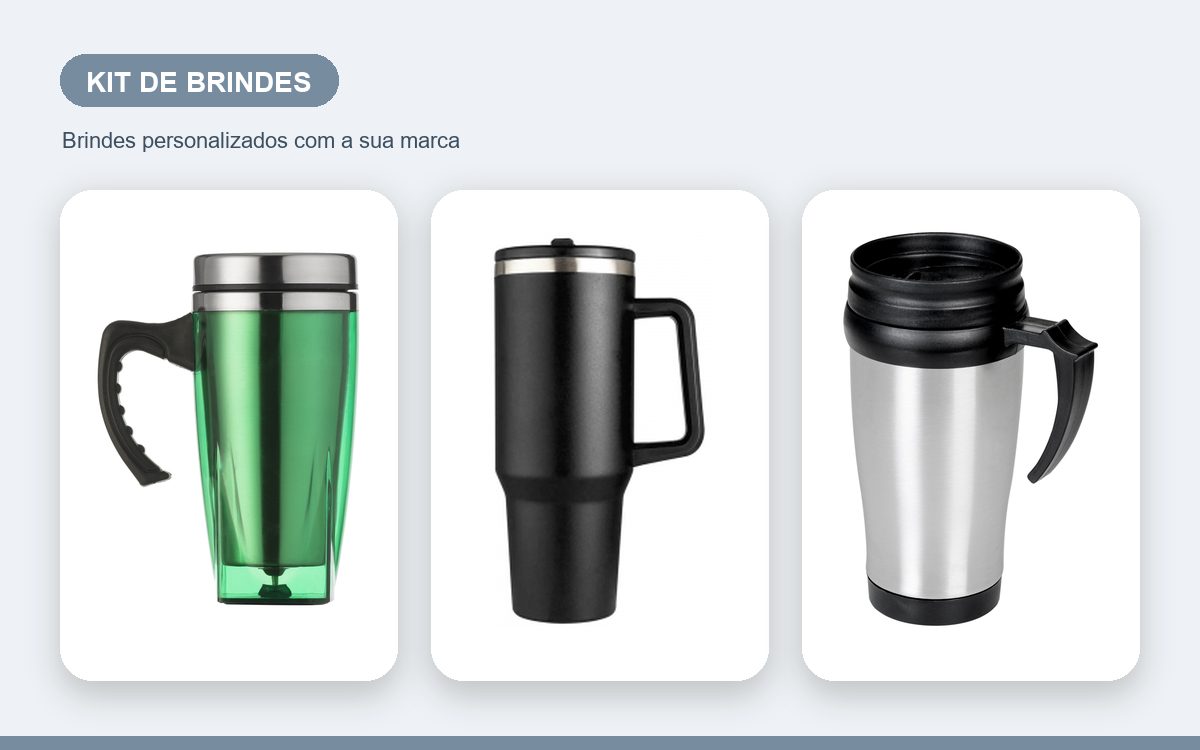 Brindes personalizados com a sua marca — Kit de brindes para eventos de luxo: sofisticação que encanta