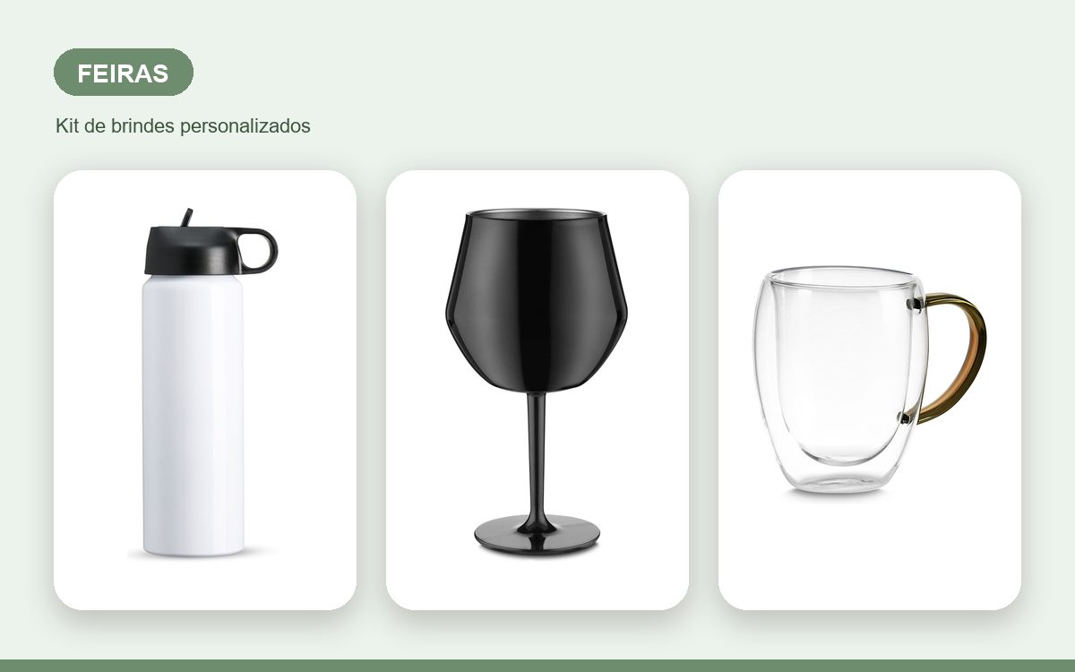 Brindes personalizados com a sua marca — Kit de brindes para feiras: o combo certo para o seu stand