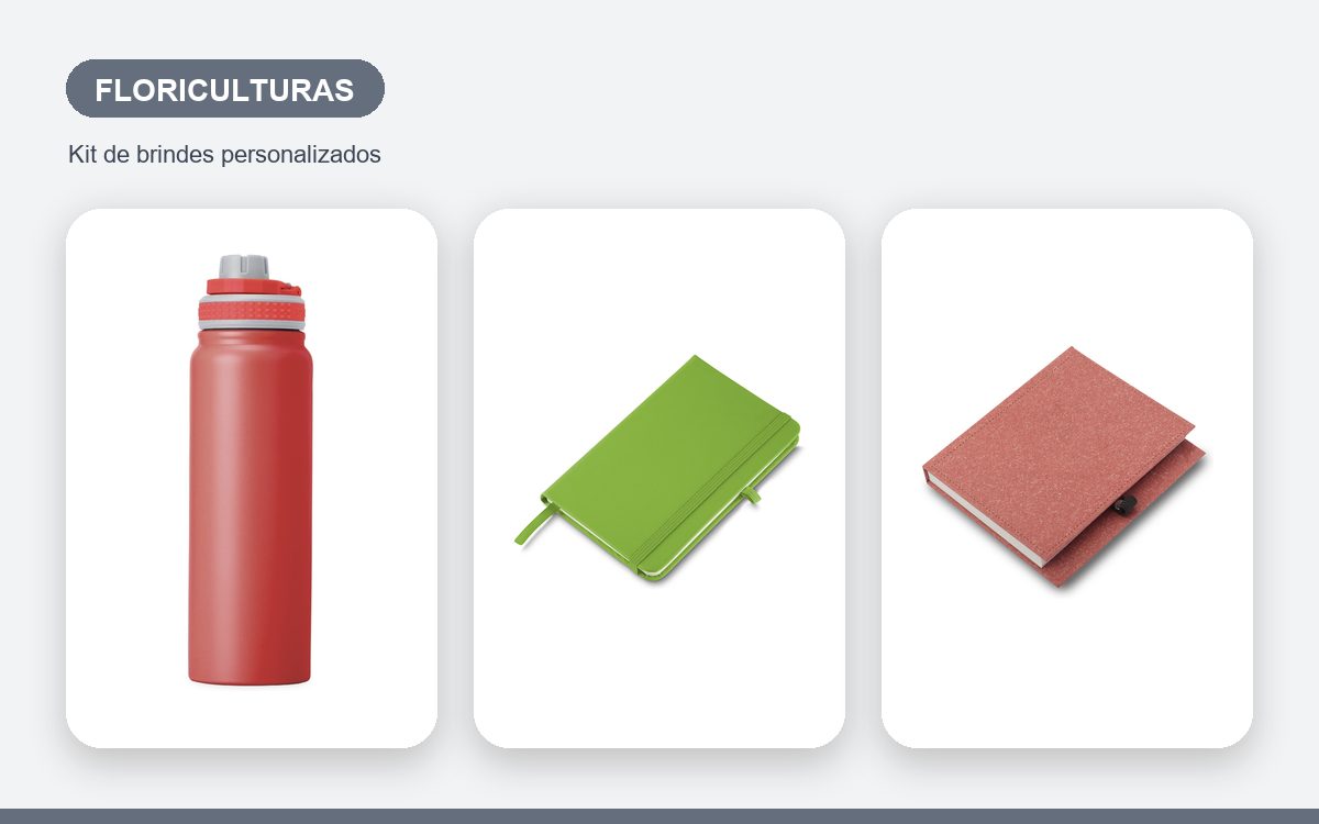 Brindes personalizados com a sua marca — Kit de brindes para floriculturas: como montar e quando entregar
