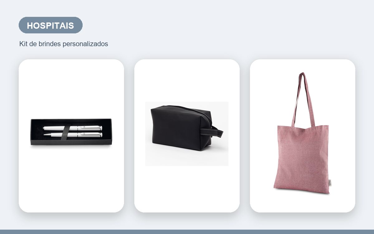 Brindes personalizados com a sua marca — Kit de brindes para hospitais e clínicas: como montar