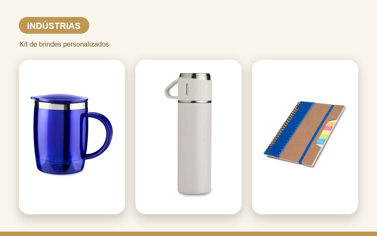 Brindes personalizados com a sua marca — Kit de brindes para indústrias: como montar e entregar