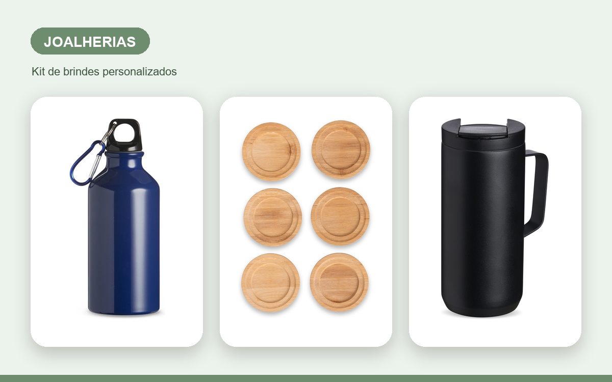 Brindes personalizados com a sua marca — Kit de brindes para joalherias: como montar e quando entregar