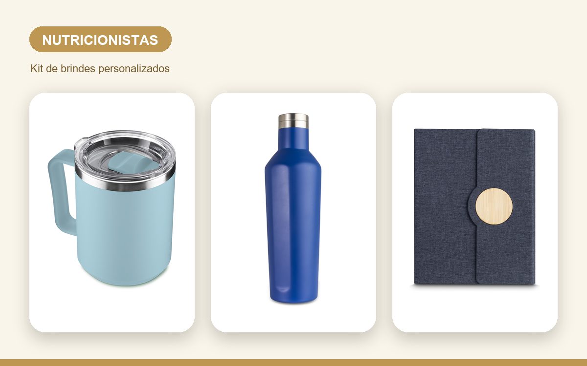 Brindes personalizados com a sua marca — Kit de brindes para nutricionistas: como montar o seu