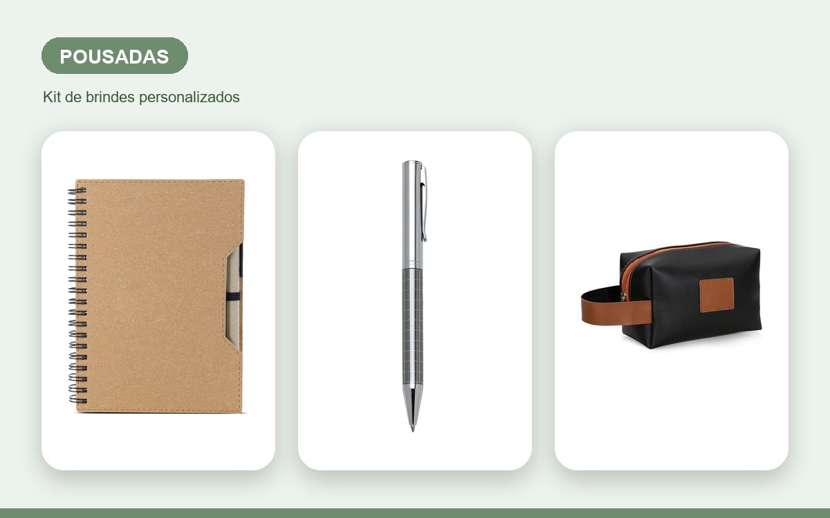 Brindes personalizados com a sua marca — Kit de brindes para pousadas: como montar e quando entregar
