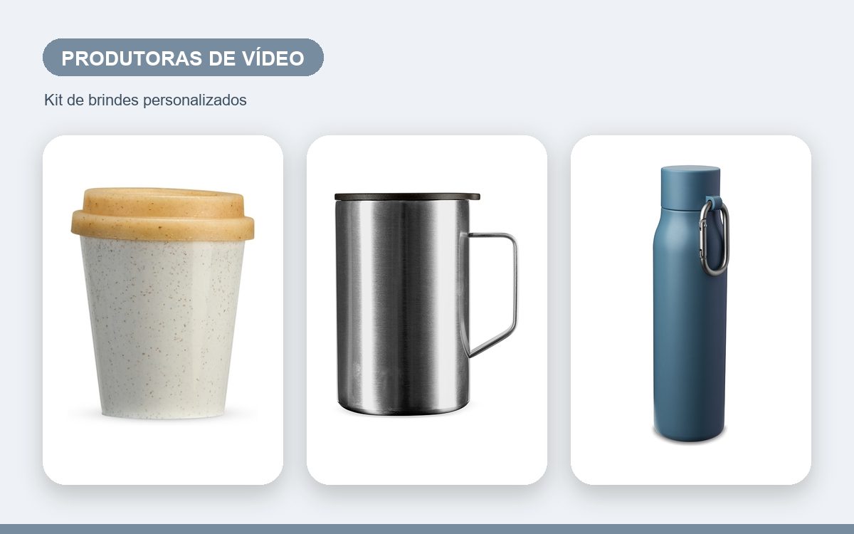 Brindes personalizados com a sua marca — Kit de brindes para produtoras de vídeo: como montar o seu