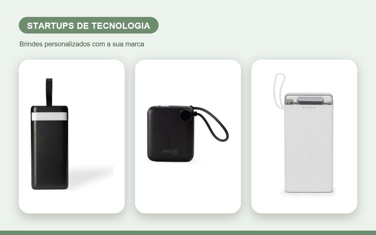 Brindes personalizados com a sua marca — Kit de brindes para startups de tecnologia: marca inovadora em todo lugar