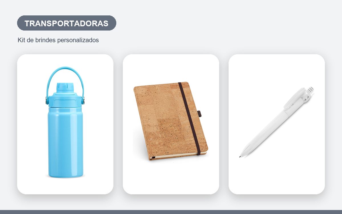 Brindes personalizados com a sua marca — Kit de brindes para transportadoras: como montar e entregar
