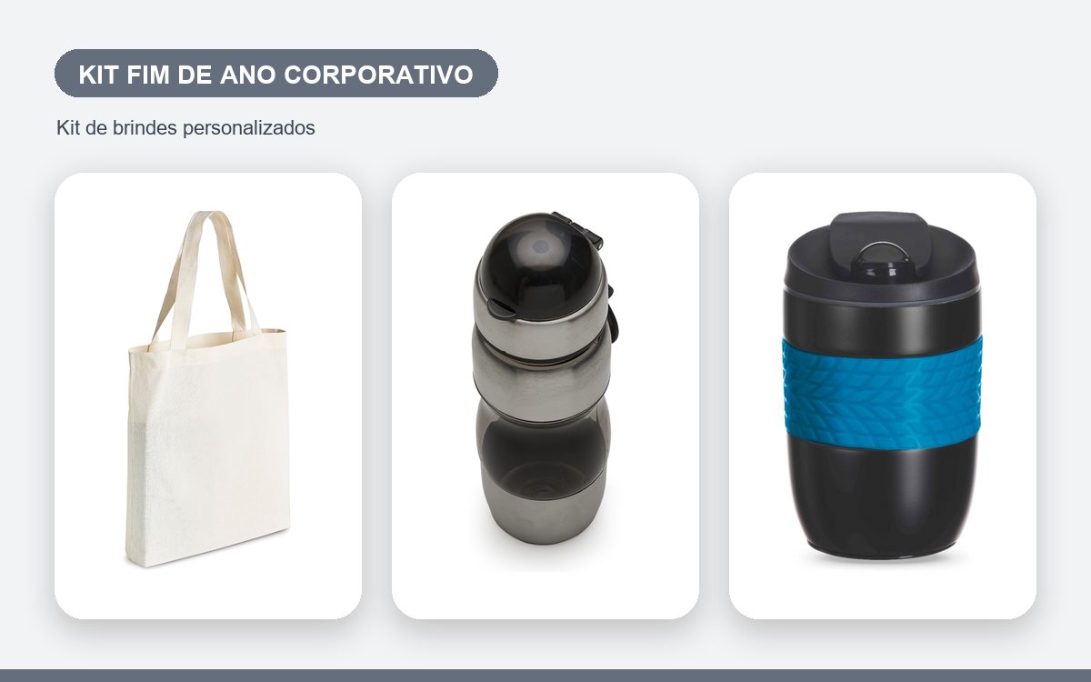 Brindes personalizados com a sua marca — Kit de fim de ano corporativo: ideias que encantam e fidelizam