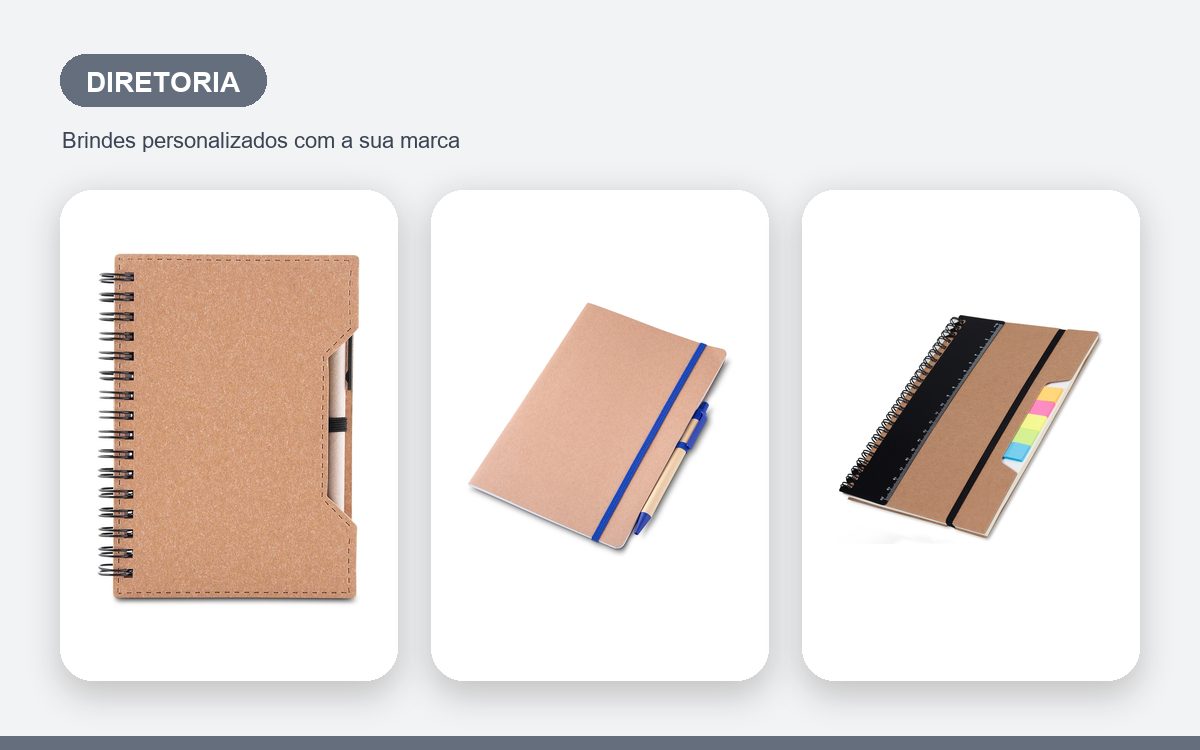 Brindes personalizados com a sua marca — Kit Executivo Premium: Brindes para Diretoria e Parceiros