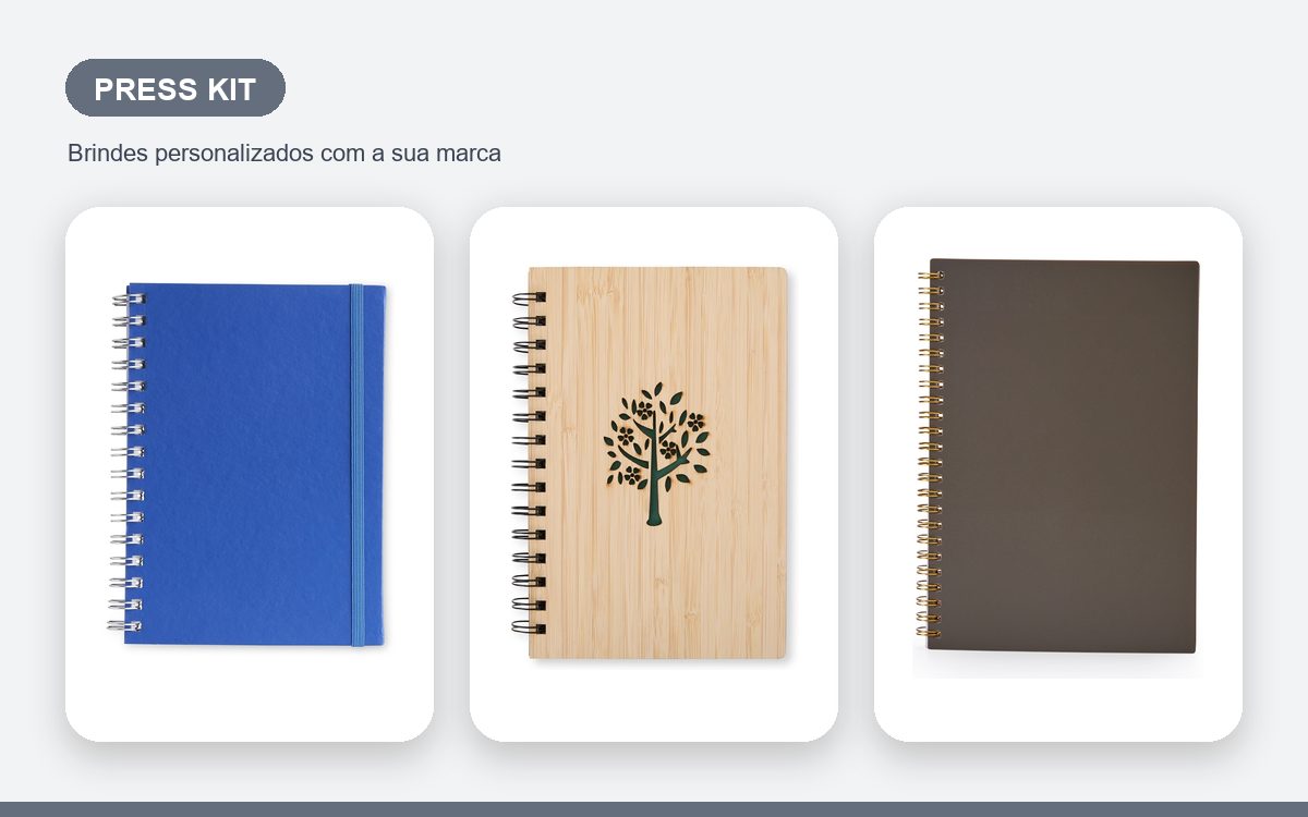 Brindes personalizados com a sua marca — Kit Imprensa e Press Kit: Como Montar e o Que Incluir