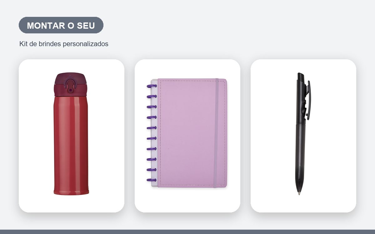 Brindes personalizados com a sua marca — Kit Presente Corporativo: Ideias para Montar o Seu