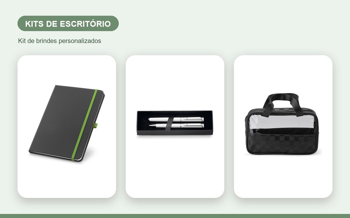 Brindes personalizados com a sua marca — Kits de Escritório Personalizados para Empresas: Guia