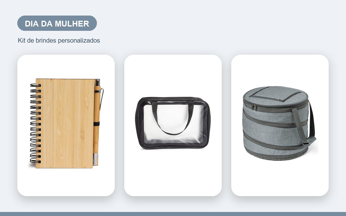Kit de brindes personalizados — Kits Personalizados para o Dia da Mulher: Ideias e Guia