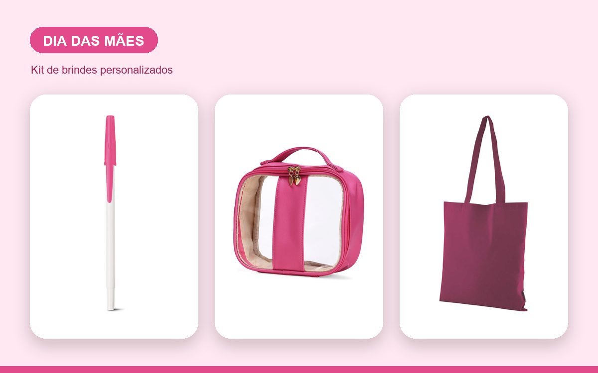 Kit de brindes personalizados — Kit Personalizado para o Dia das Mães: Ideias de Presente