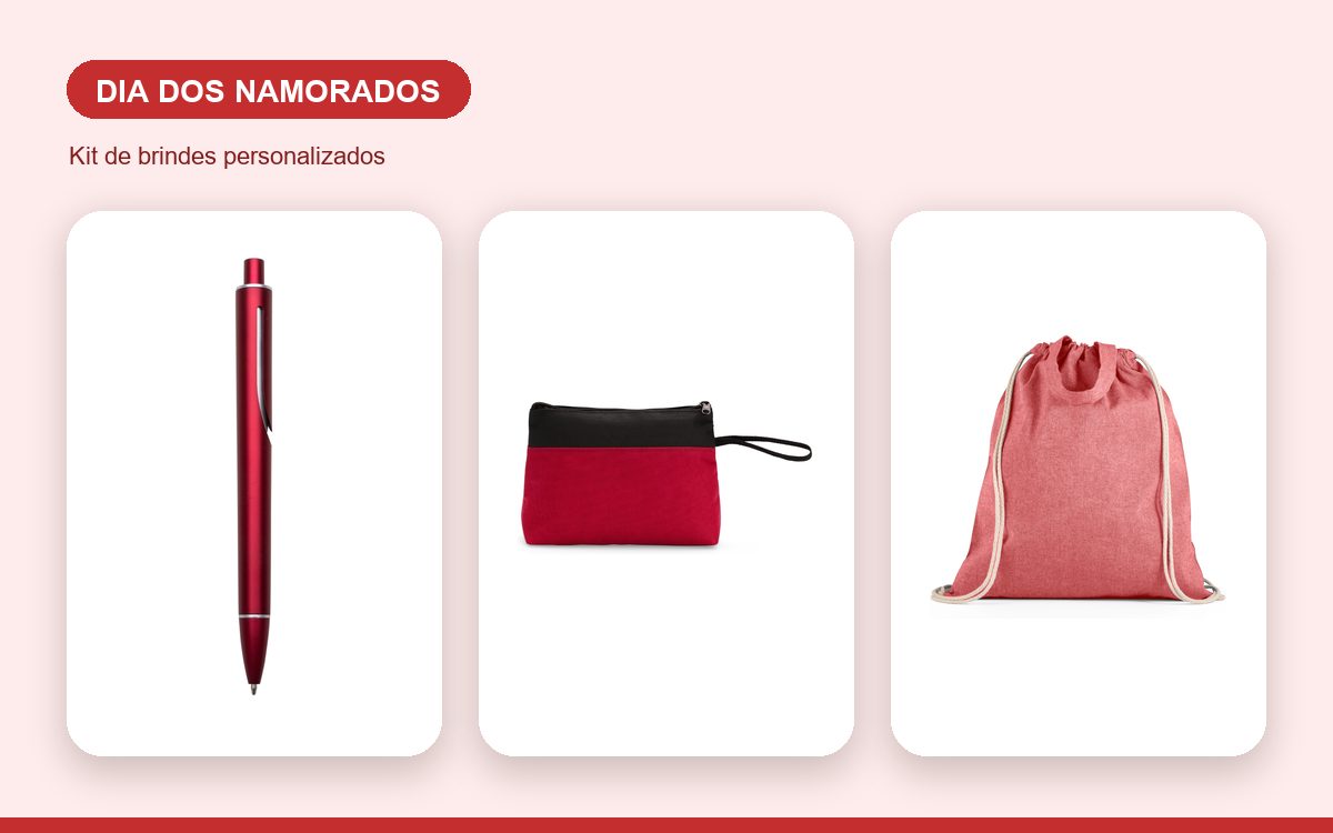 Kit de brindes personalizados — Kits Personalizados para o Dia dos Namorados: Ideias