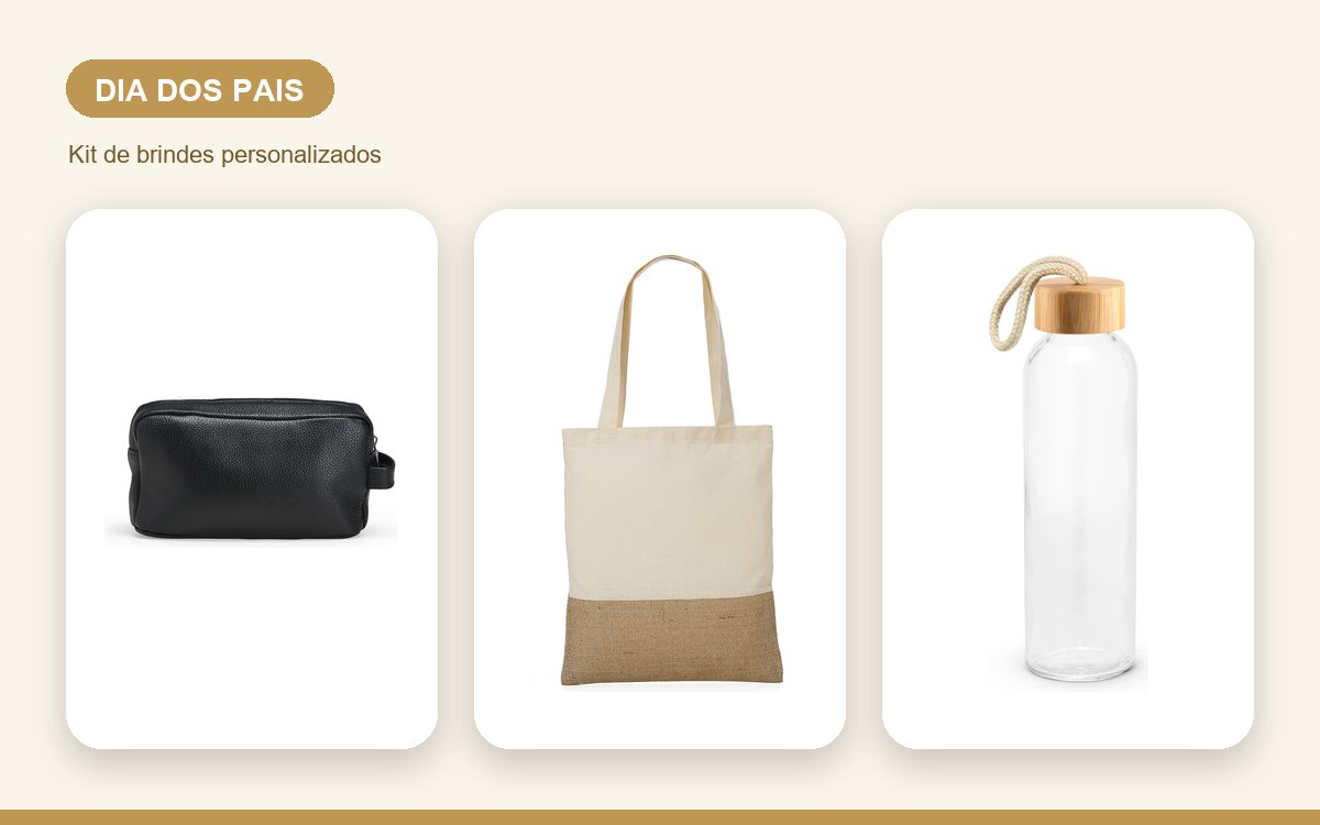 Kit de brindes personalizados — Kit Personalizado para o Dia dos Pais: Ideias de Presente