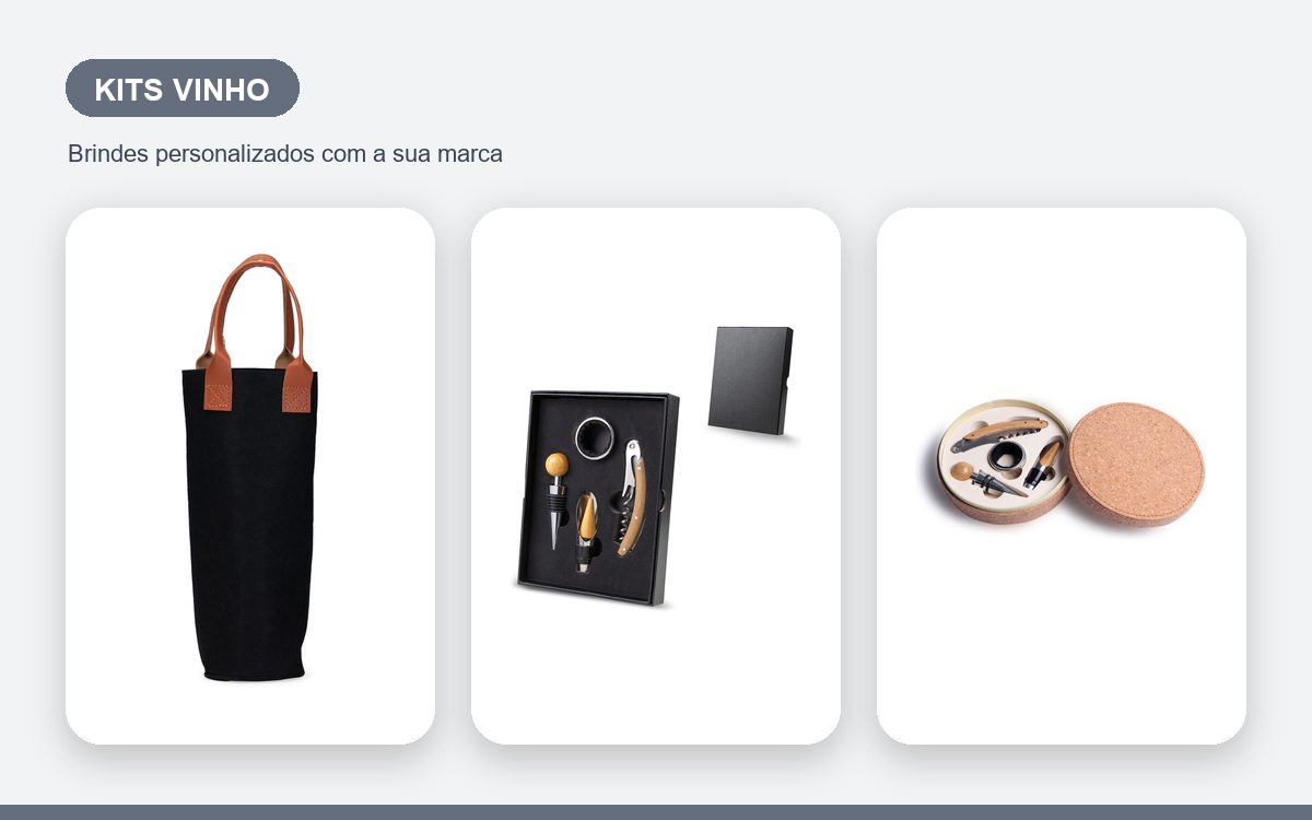 Brindes personalizados com a sua marca — Kits vinho personalizados para empresas: guia completo