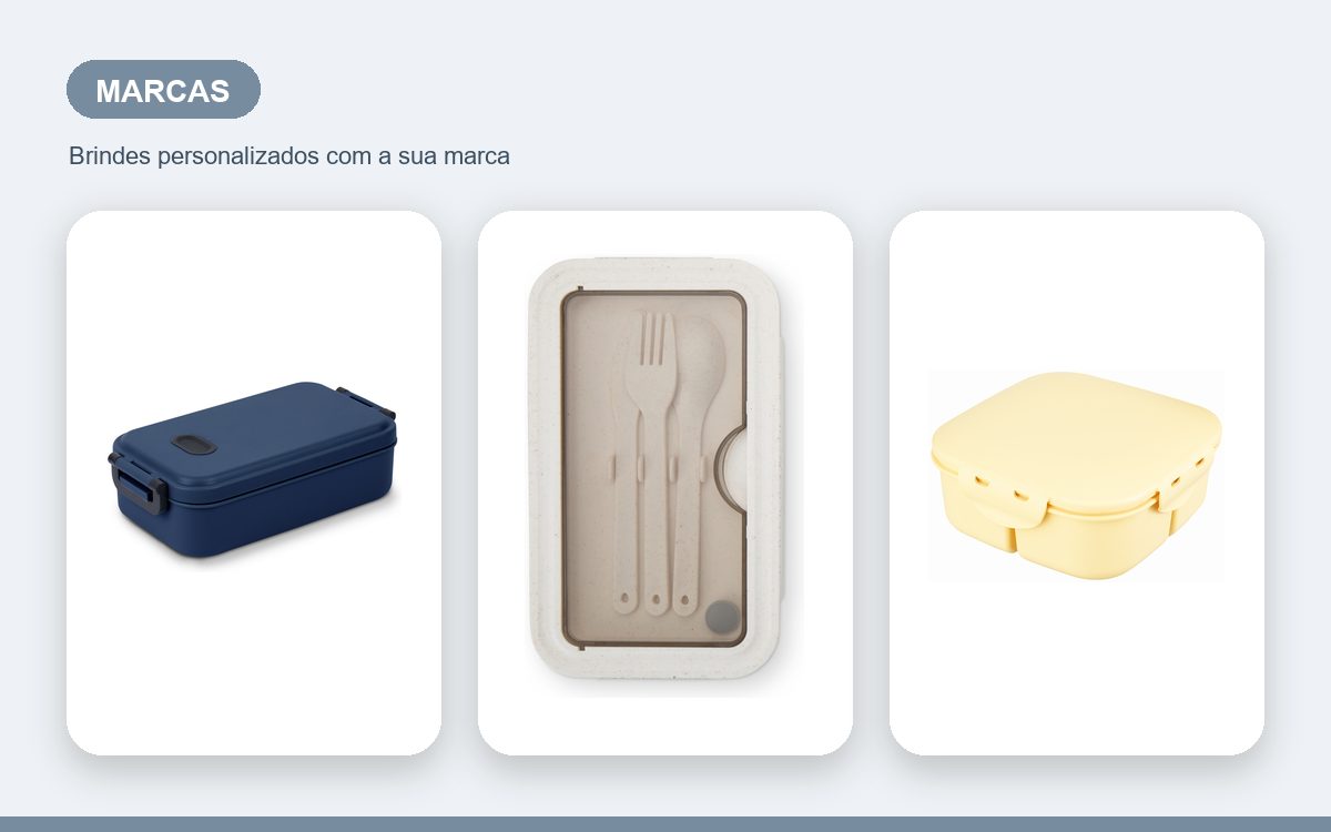 Brindes personalizados com a sua marca — Marmitas Personalizadas Ecológicas e Sustentáveis para Marcas