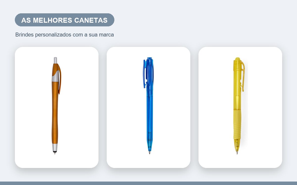Brindes personalizados com a sua marca — As Melhores Canetas Personalizadas para Empresas