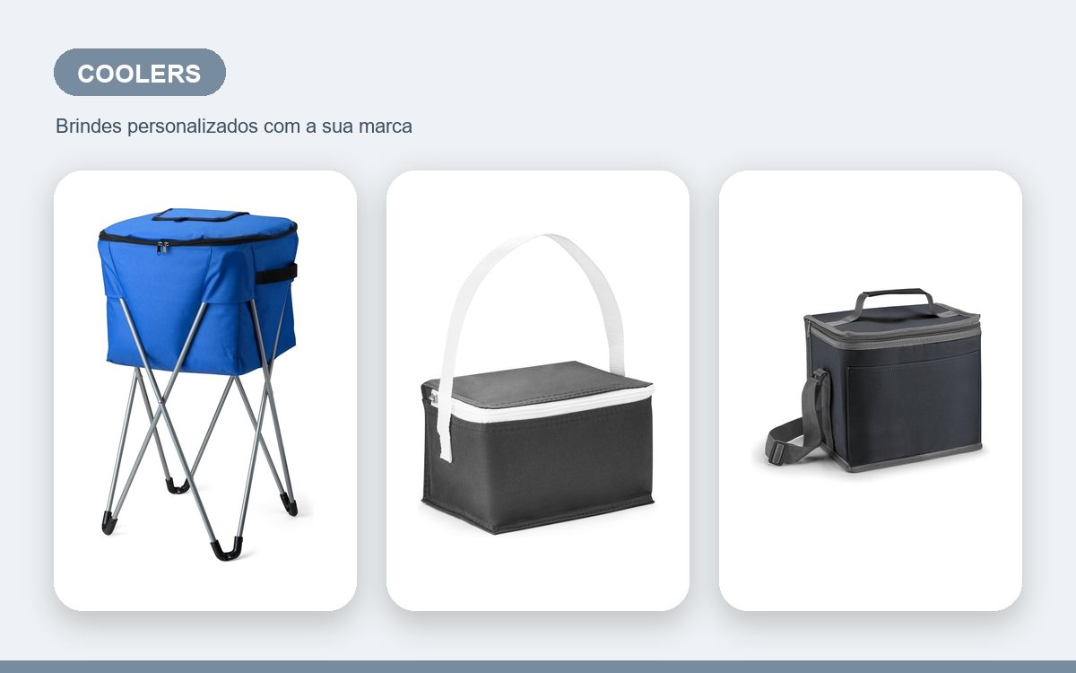 Brindes personalizados com a sua marca — Os melhores coolers personalizados para a sua empresa