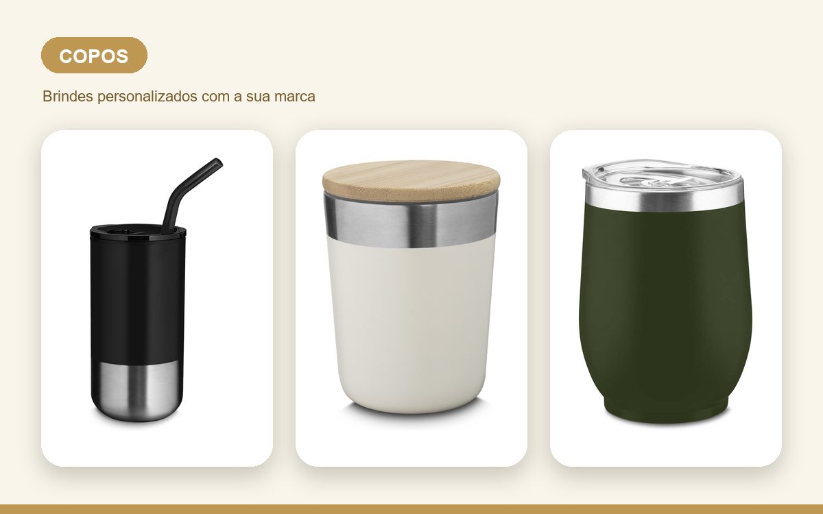 Brindes personalizados com a sua marca — Os Melhores Copos Personalizados para a Sua Empresa