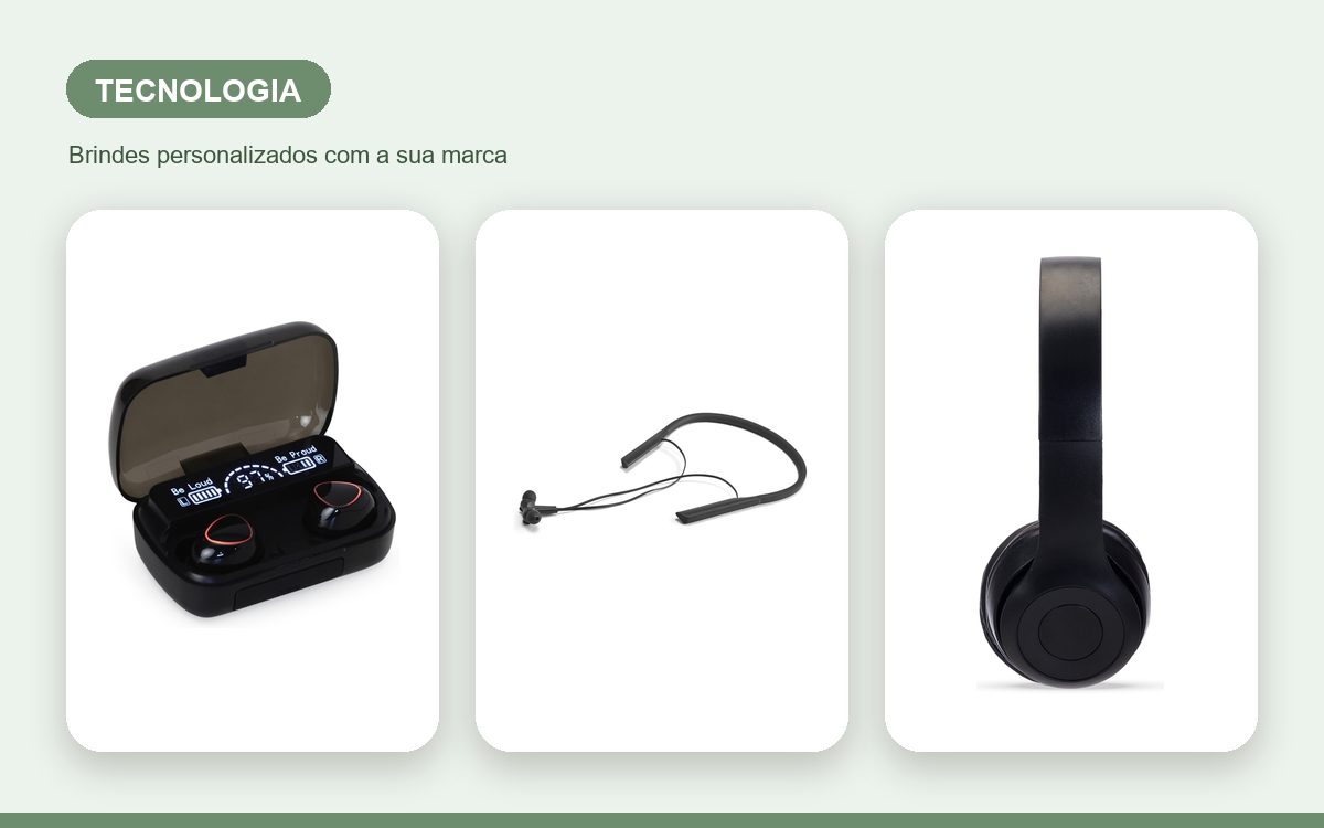 Brindes personalizados com a sua marca — Os melhores fones de ouvido personalizados para empresas