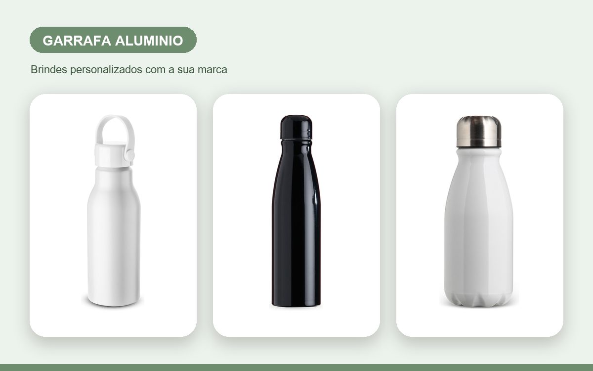 Brindes personalizados com a sua marca — As Melhores Garrafas de Alumínio Personalizadas para Empresas