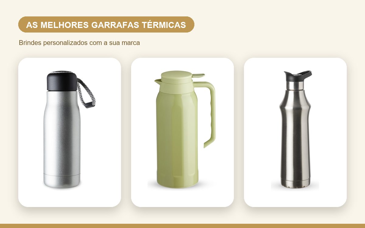 Brindes personalizados com a sua marca — As Melhores Garrafas Térmicas Personalizadas para Empresas
