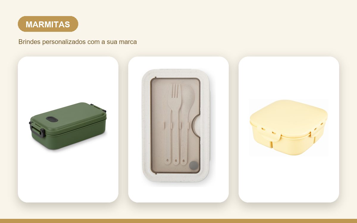 Brindes personalizados com a sua marca — As Melhores Marmitas Personalizadas para a sua Empresa