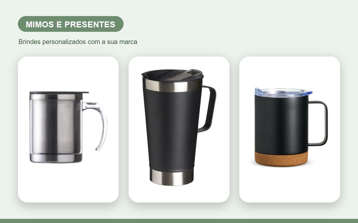 Brindes personalizados com a sua marca — Mimos e Presentes Personalizados para Clientes Especiais