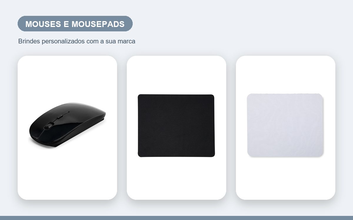 Brindes personalizados com a sua marca — Mouses e Mousepads Personalizados: Guia de Brindes