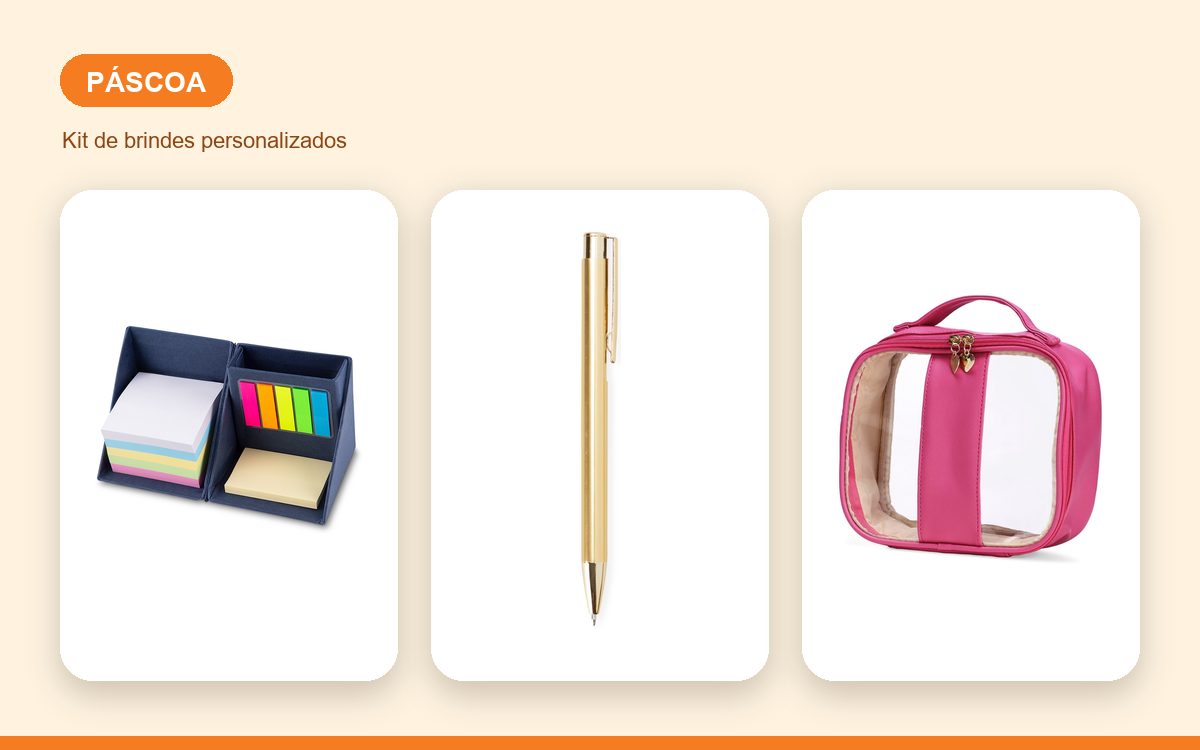 Kit de brindes personalizados — Necessaires Personalizadas para a Páscoa: Ideias para Brindar