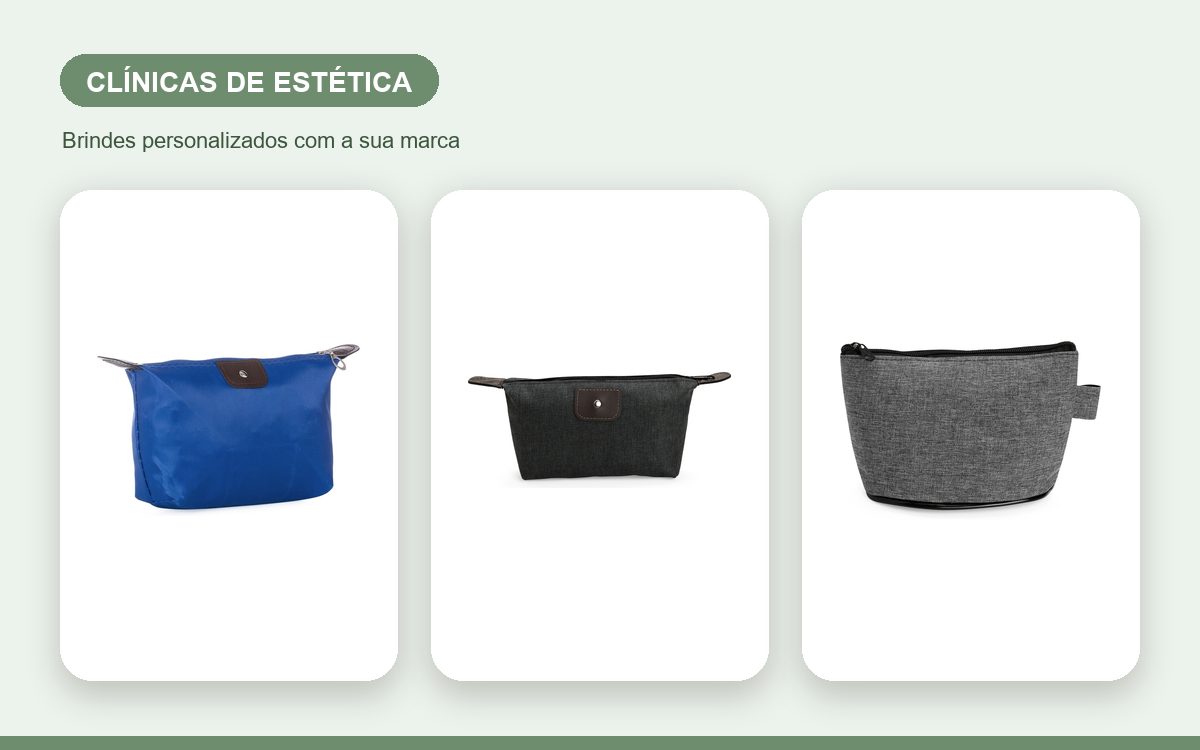 Brindes personalizados com a sua marca — Necessaires Personalizadas para Clínicas de Estética: Dicas
