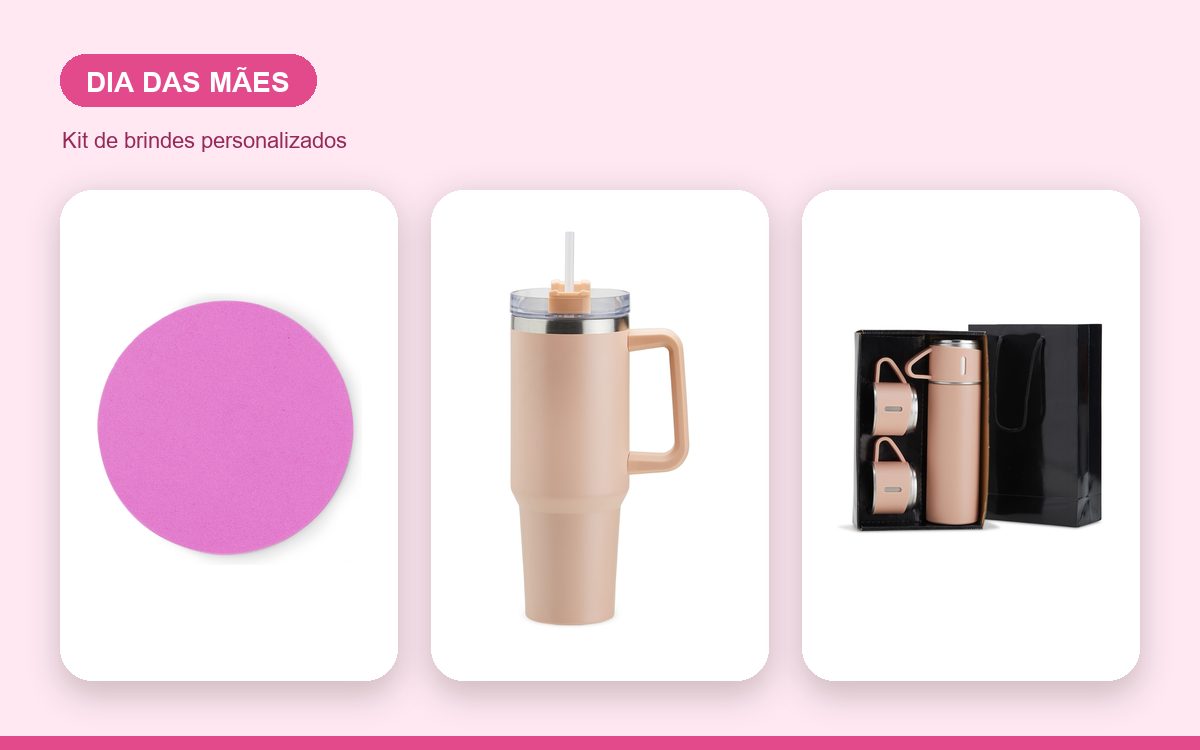 Kit de brindes personalizados — Necessaire Personalizada para o Dia das Mães: Guia de Presente