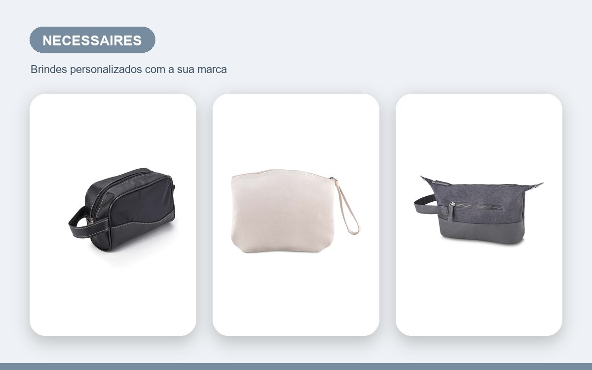 Brindes personalizados com a sua marca — Necessaires Personalizadas Baratos sem Perder Qualidade