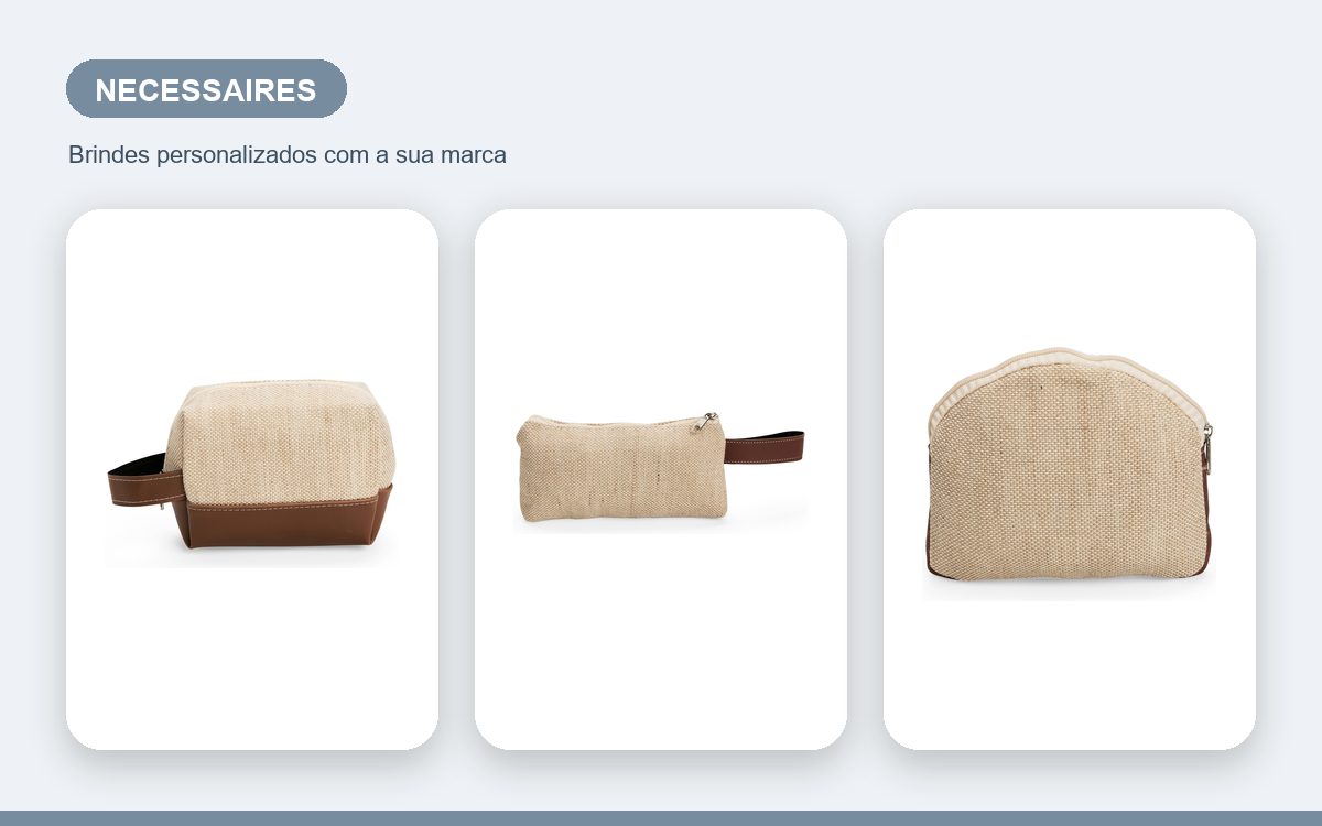 Brindes personalizados com a sua marca — Necessaires Personalizadas Criativos que Chamam Atenção