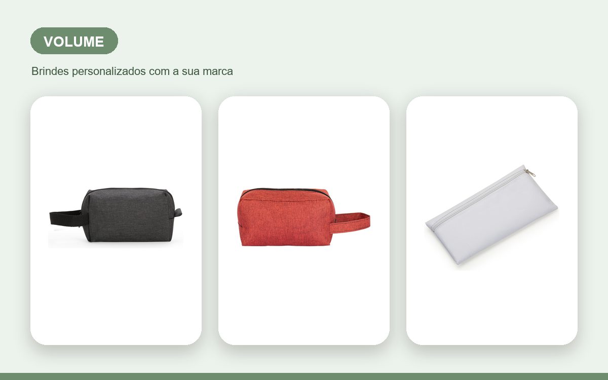 Brindes personalizados com a sua marca — Necessaires Personalizadas no Atacado: Como Comprar em Volume