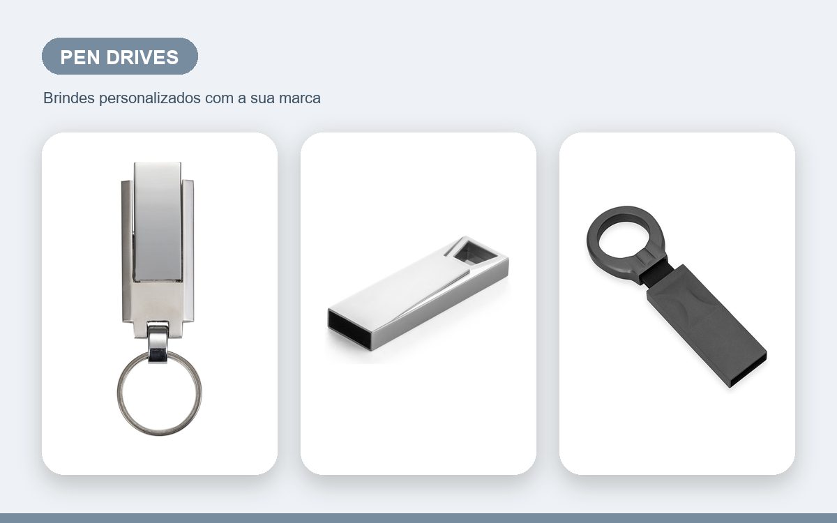 Brindes personalizados com a sua marca — Pen Drives Personalizados: Guia Completo de Brindes