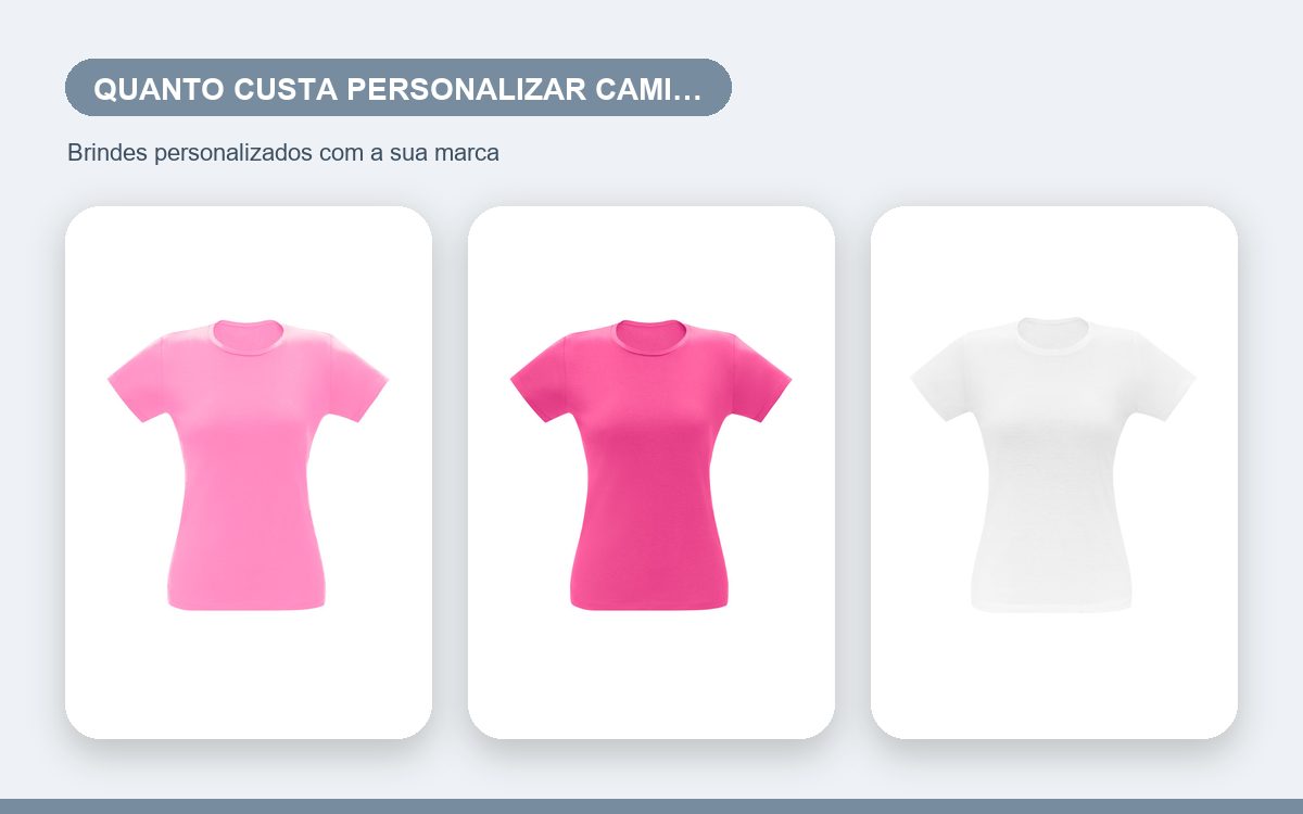Brindes personalizados com a sua marca — Quanto Custa Personalizar Camisetas: Fatores no Preço