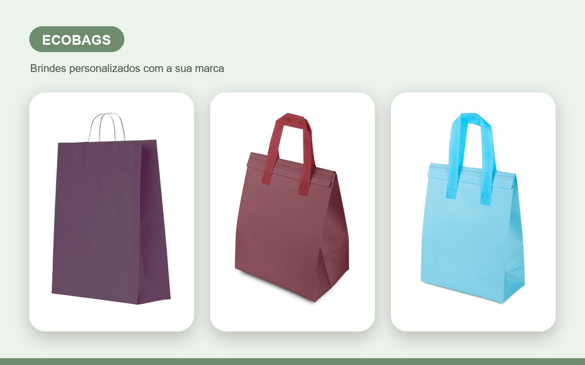 Brindes personalizados com a sua marca — Sacolas e ecobags personalizadas no atacado: como comprar