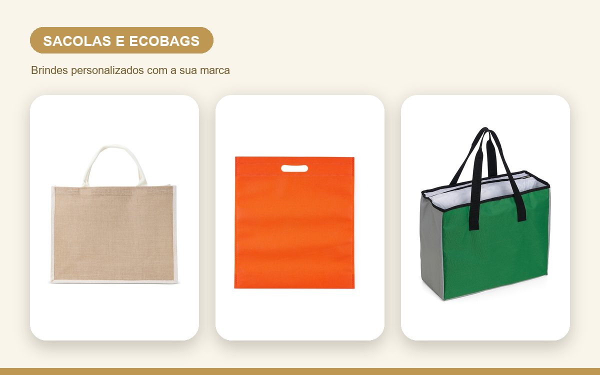 Brindes personalizados com a sua marca — Sacolas e ecobags personalizadas para empresas: guia completo