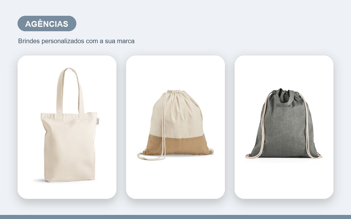 Brindes personalizados com a sua marca — Sacolas personalizadas para agências: guia prático