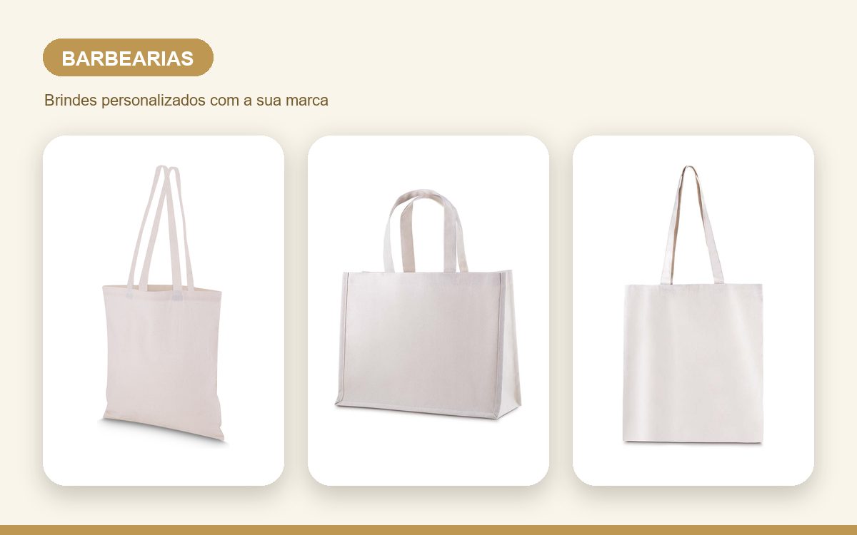 Brindes personalizados com a sua marca — Sacolas personalizadas para barbearias: guia prático