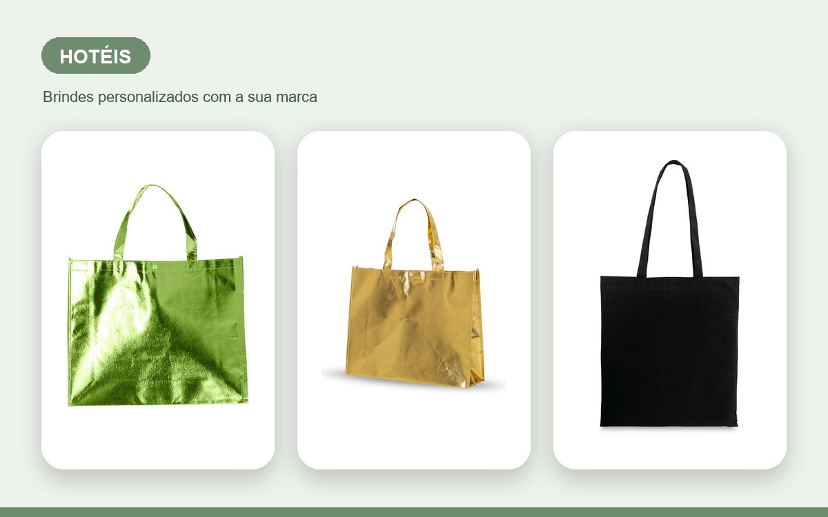 Brindes personalizados com a sua marca — Sacolas personalizadas para hotéis: por que usar