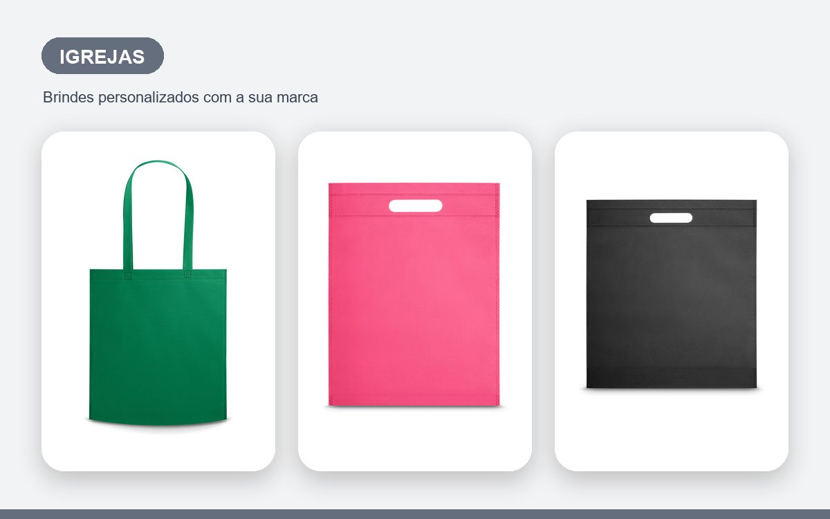Brindes personalizados com a sua marca — Sacolas personalizadas para igrejas: por que e como usar
