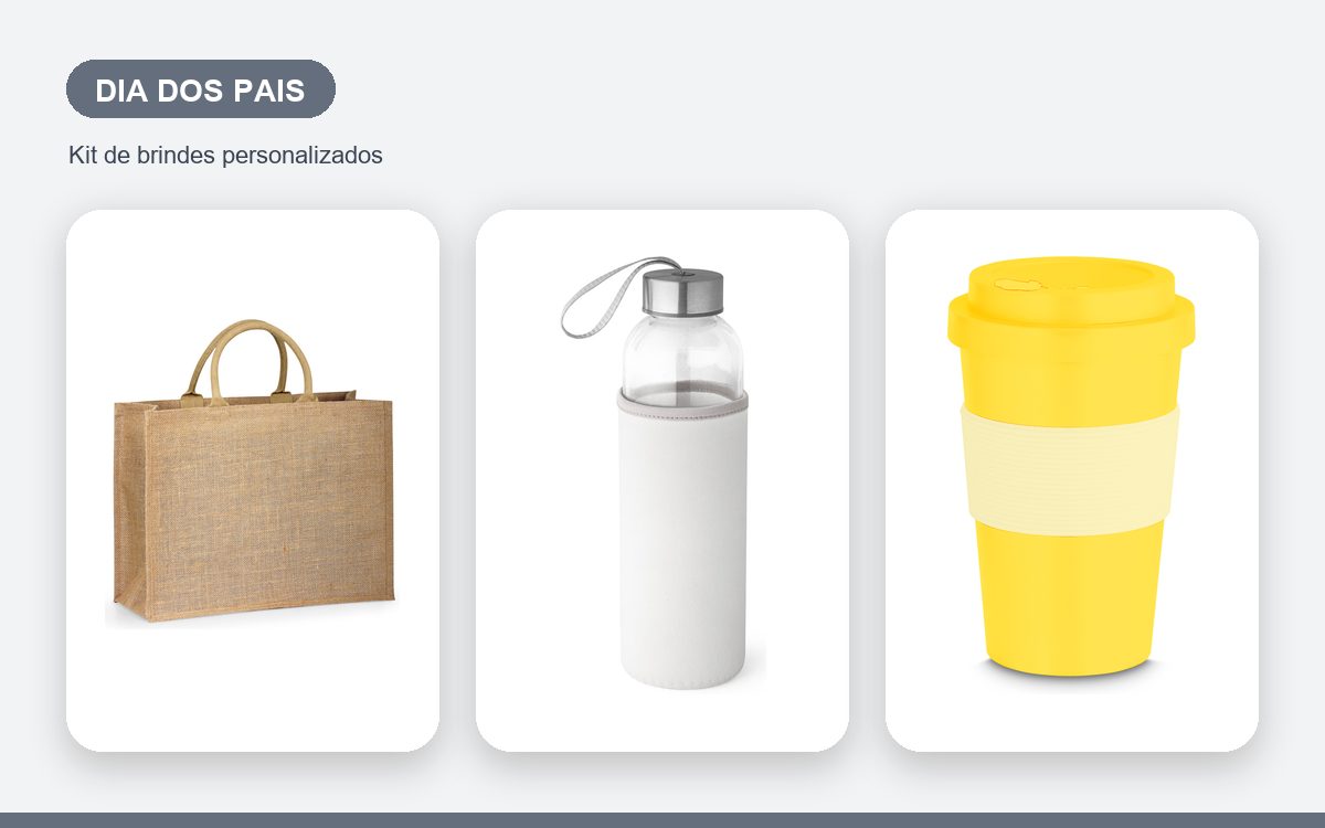 Kit de brindes personalizados — Sacolas Personalizadas para o Dia dos Pais: Guia para Lojas