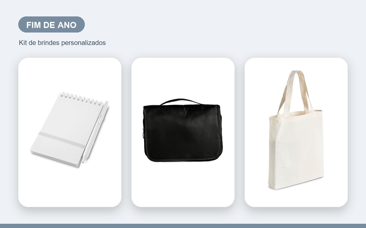 Kit de brindes personalizados — Sacolas Personalizadas para o Fim de Ano: Guia para Empresas